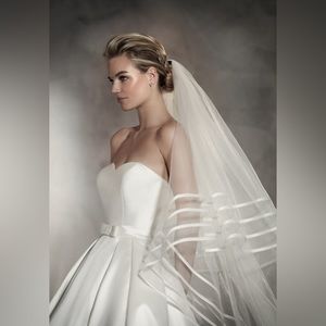 Pronovias Barcelona Bridal Veil